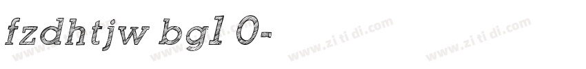 fzdhtjw bg1 0字体转换